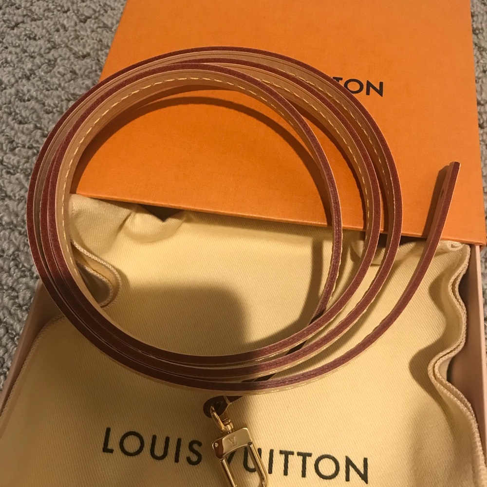 New Louis Vuitton Vachetta Strap from Fav MM!